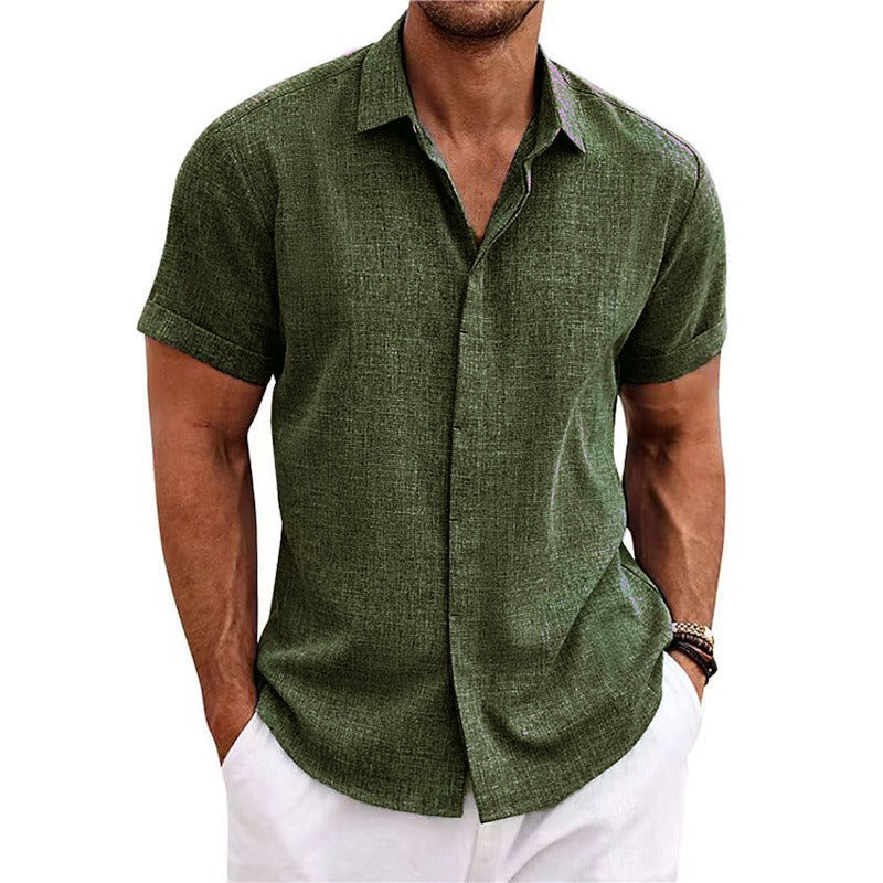 STRUCTURED SHORT SLEEVE SHIRT FOR MEN 12