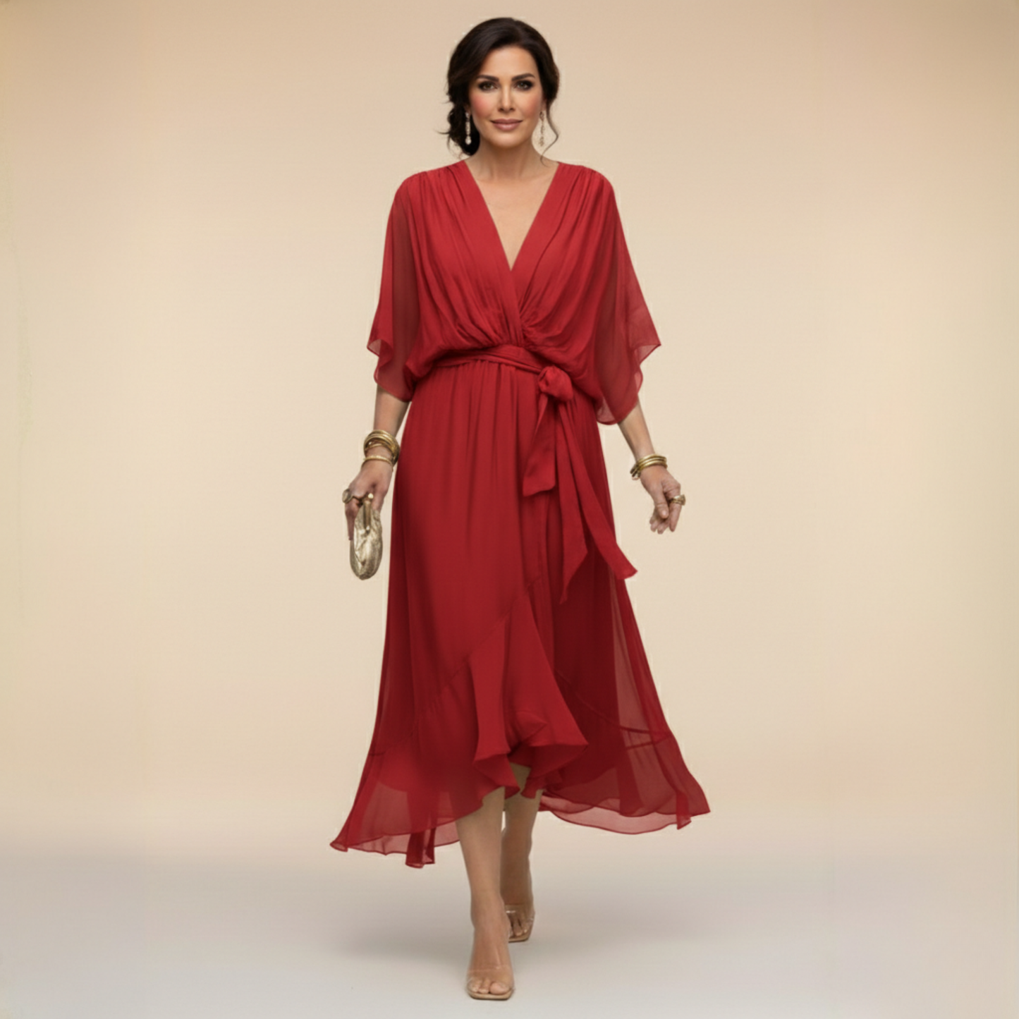 Sarah™ | Sandra V-Neck Dress 8