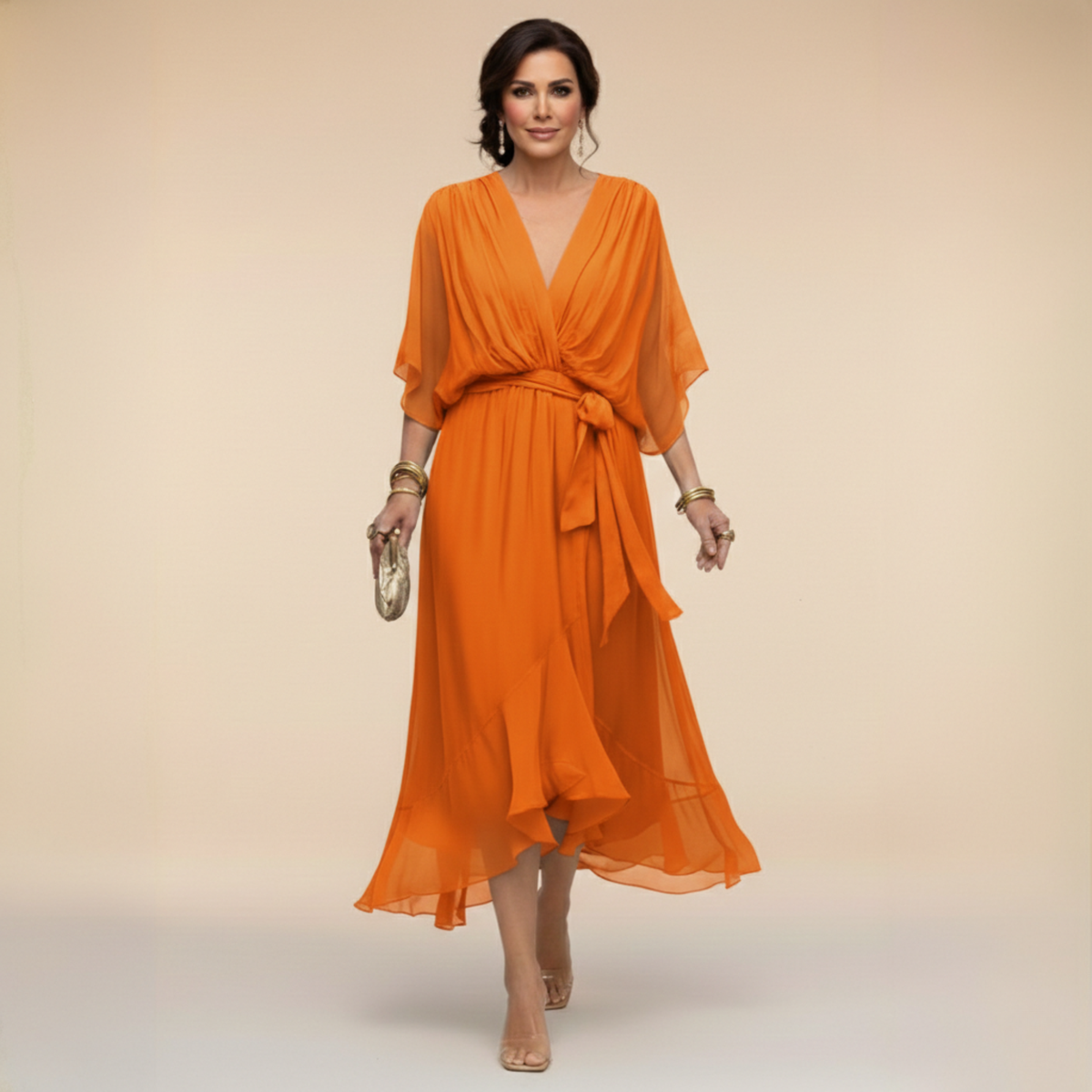 Sarah™ | Sandra V-Neck Dress 9