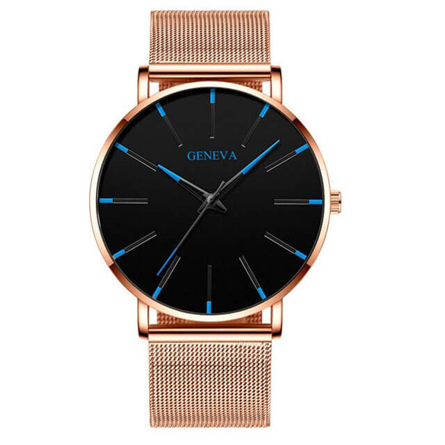 Slim men's business watch – minimalist design, stainless steel, for everyday and formal occasions 13