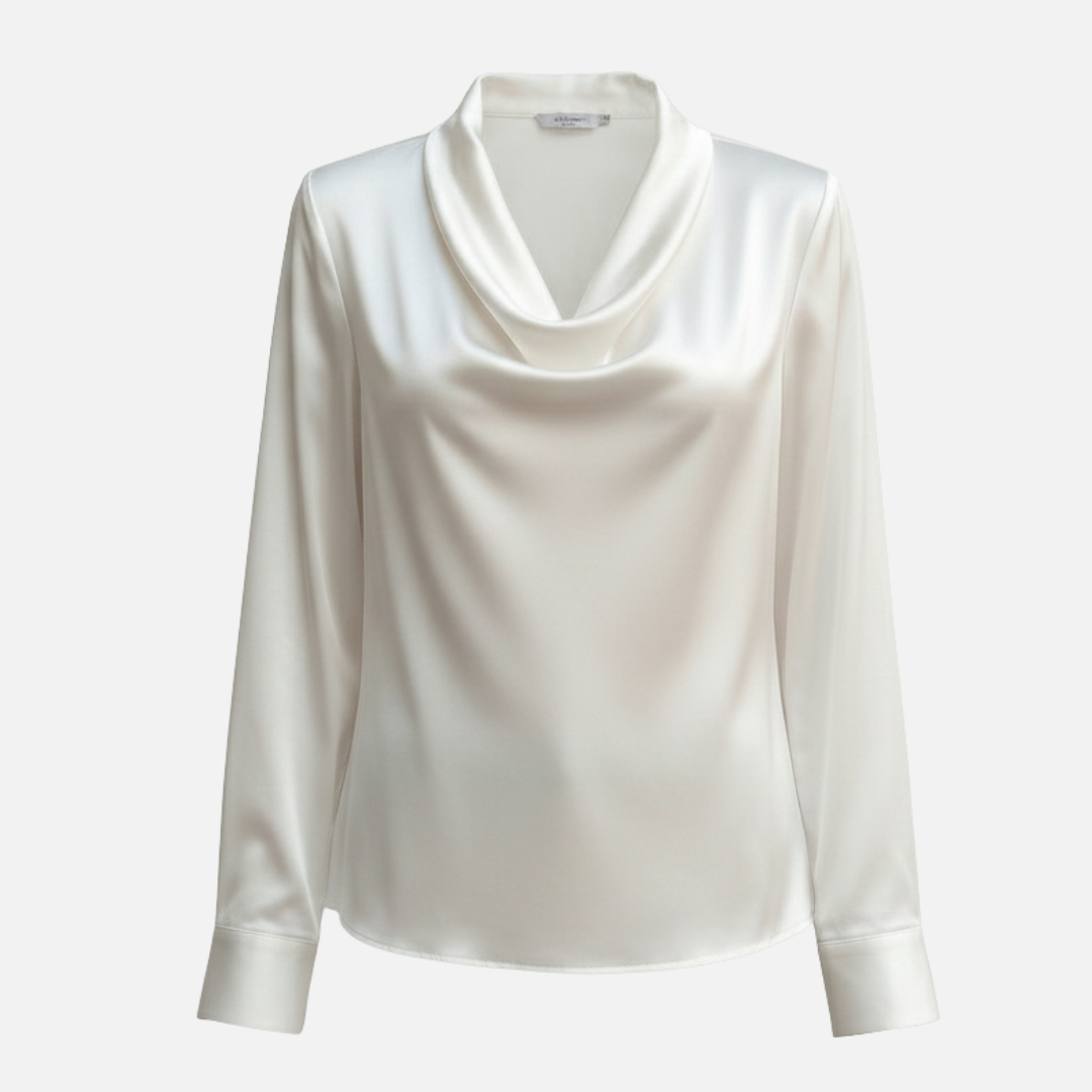 Women’s Elegant Satin Silk Shirt