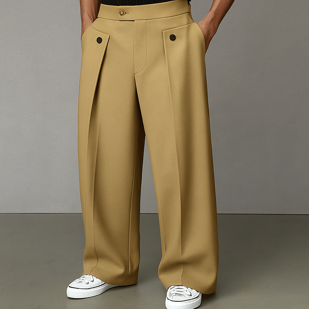 WIDE-LEG PANTS FOR MEN 0