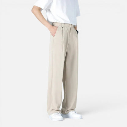 Wide-leg trousers, loose fit, long 1