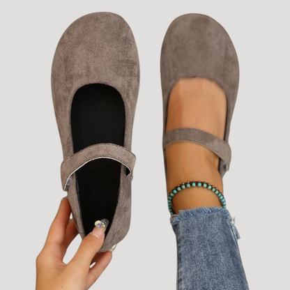 Women’s Comfortable Suede Mary Jane Flats 2