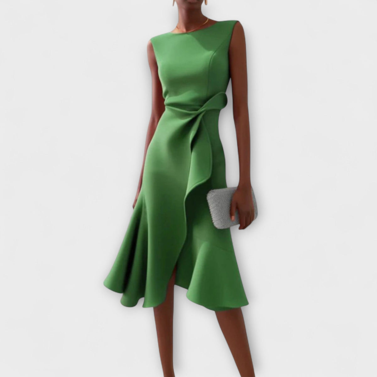 Women's Sleeveless Wrap Midi Dress 5