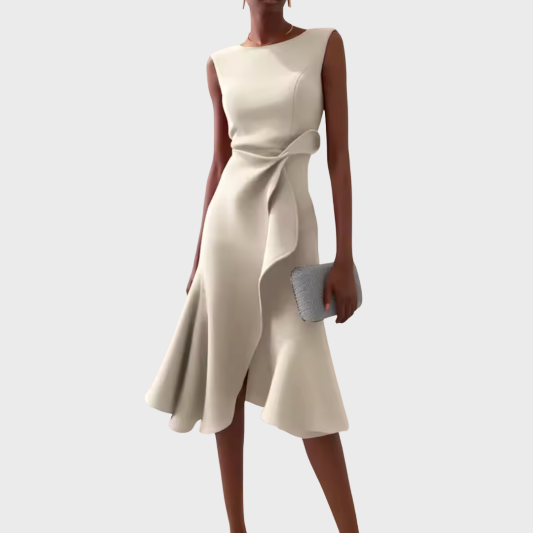 Women's Sleeveless Wrap Midi Dress 9