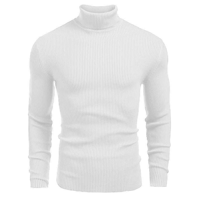 Men’s Classic Turtleneck Sweater – Soft Knit Slim Fit Pullover